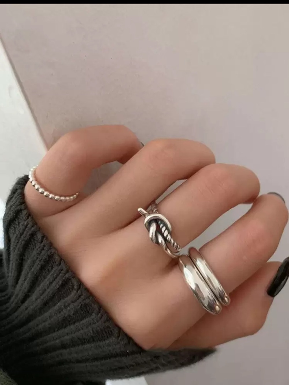 Silver rings